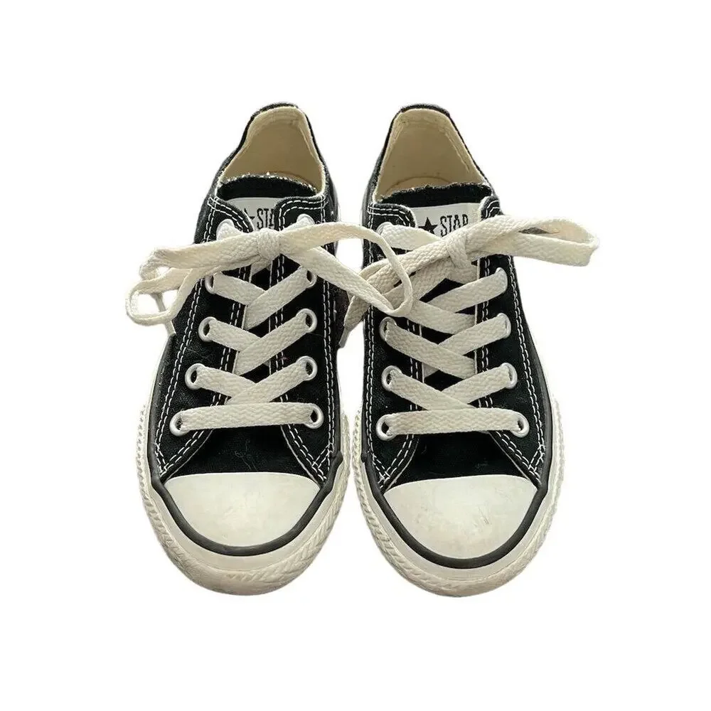 Converse All Star Chuck Taylor Low Cut Black Sneakers Casual Toddler Size 11